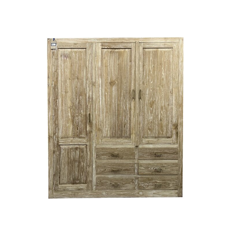 Armoire Minimalist 3 portes 6 tiroirs 160x60x200 Cm