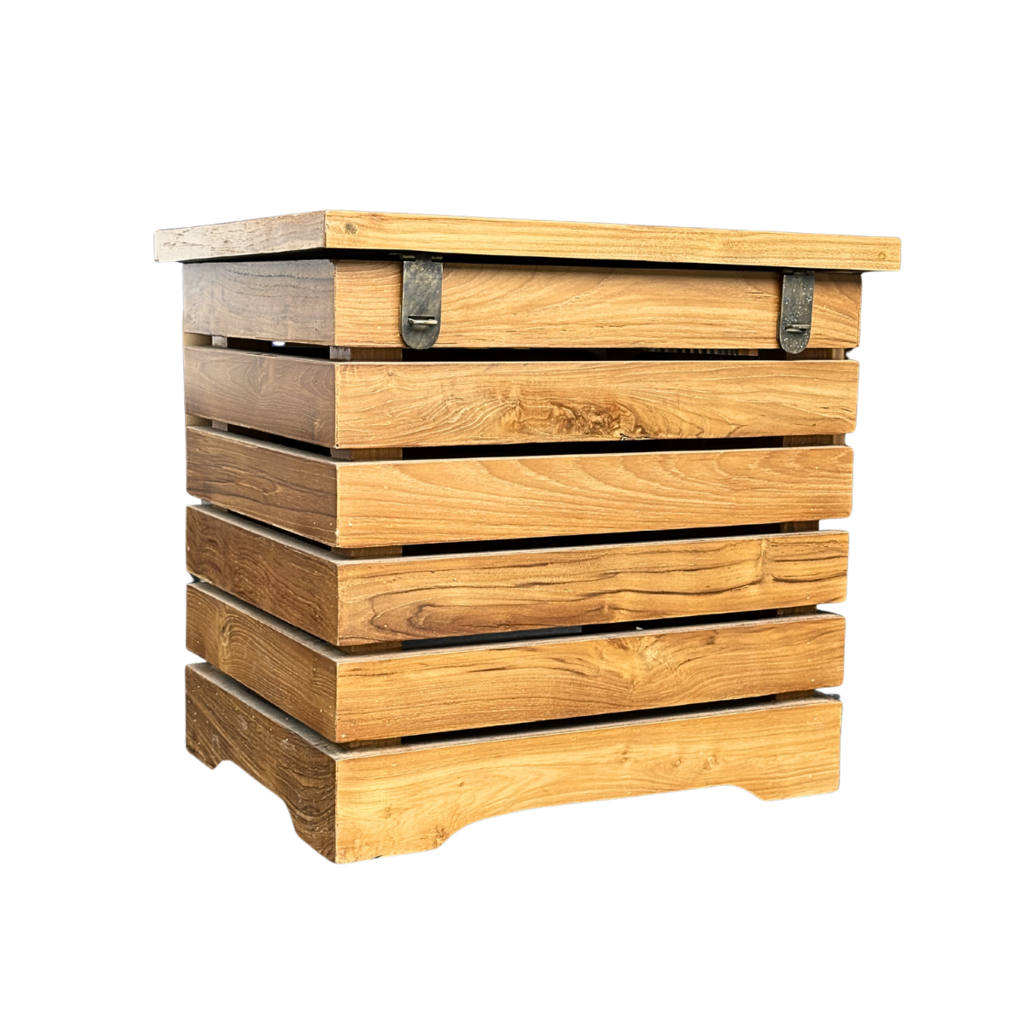 Coffre en teck 50x40x47 Cm (BT-014)