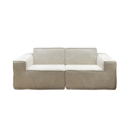 Julia - Canapé 3 places 195 cm en velours côtelé