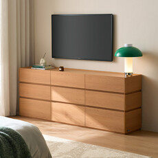 Buffet 9 tiroirs 180 cm - Bois