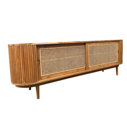Meuble TV 2 portes 200x45x65 Cm Brut