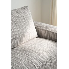 Canapé droit 280 cm 4 places en 2 parties (G) - Gris