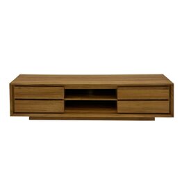 Meuble TV Oliver en Teck 180x45x45 cm