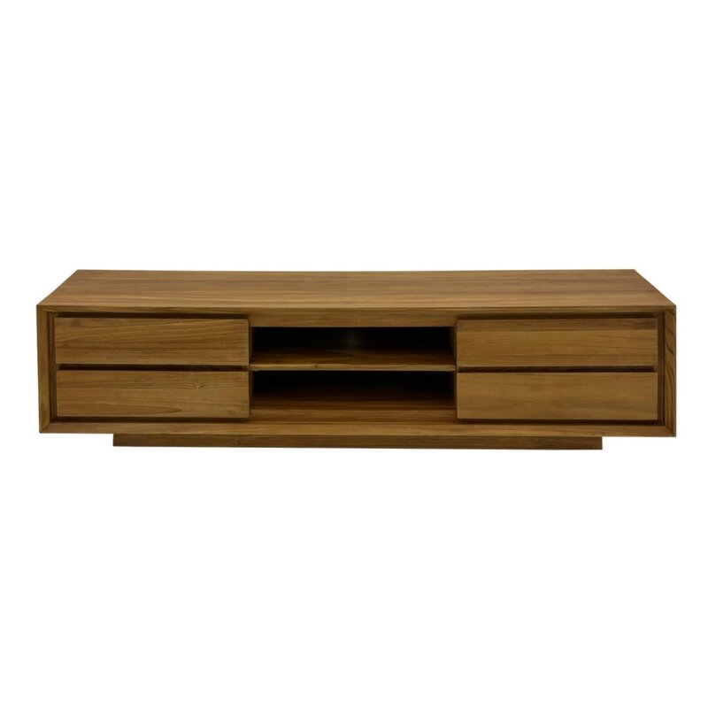 Meuble TV Oliver en Teck 180x45x45 cm