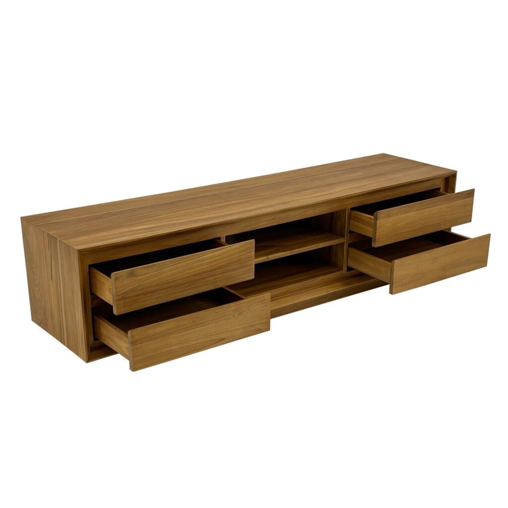 Meuble TV Oliver en Teck 180x45x45 cm