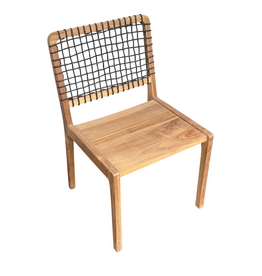 MAGO - Chaise en teck 52x52x84 cm