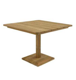 ANDY - Table carrée 80 cm teck premium