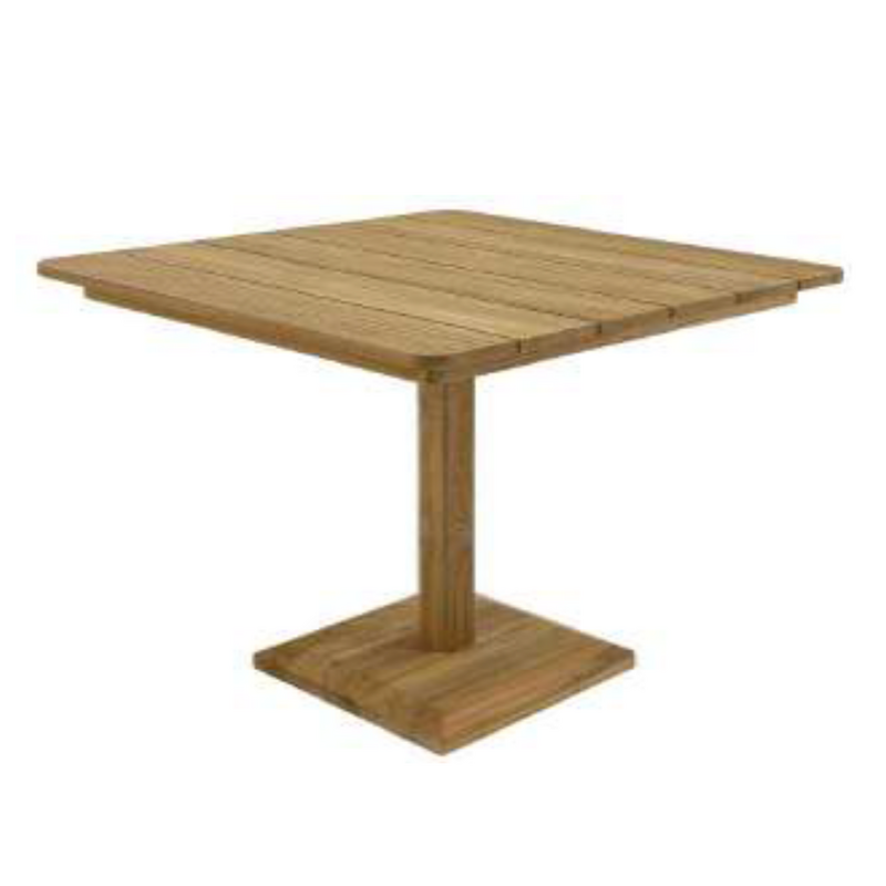 ANDY - Table carrée 80 cm teck premium