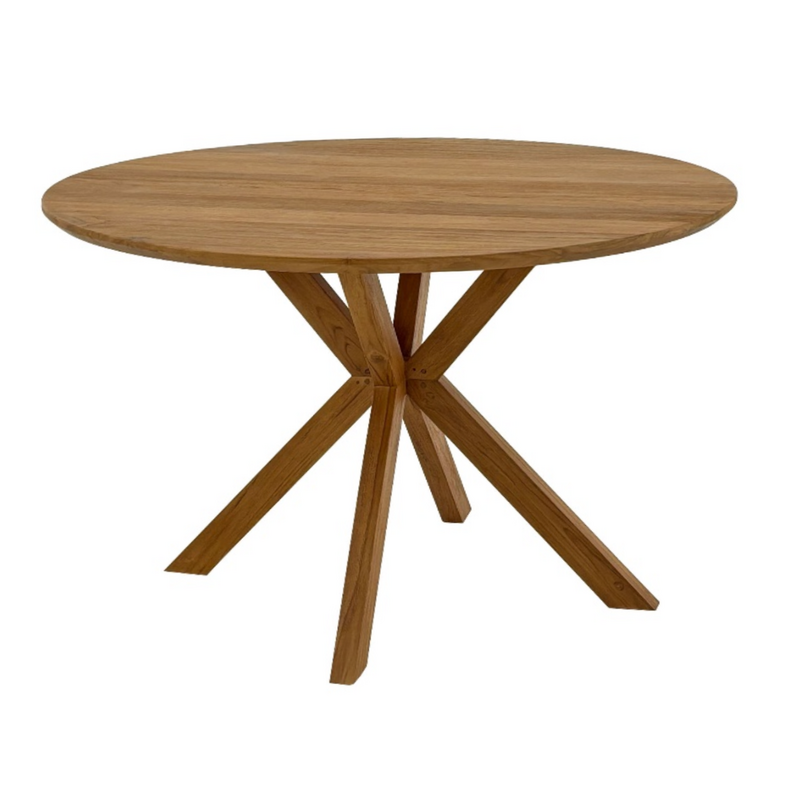 ORBIT - Table ronde en teck 110 cm