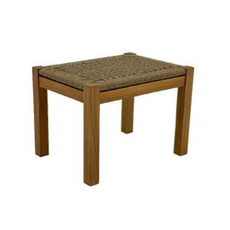 LUCKY - Tabouret tressé en teck