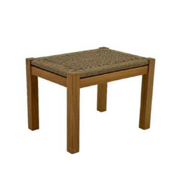 LUCKY - Tabouret tressé en teck