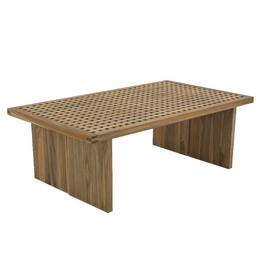 ALEXIS - Table basse en teck 120 cm