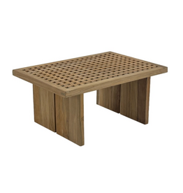 ALEXIS - Table basse en teck 80 cm