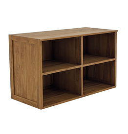 FLEXORA - Étagère en Mindi 4 cases 96 x 44 x 63 cm