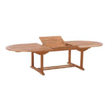 MELBOURNE - Table extensible en teck brut 180/240 x 75 x 100 cm