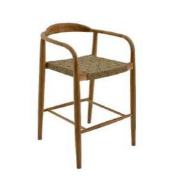 EVORA - Chaise de bar en teck premium