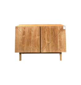 Buffet 2 portes en teck 120x50x80 cm