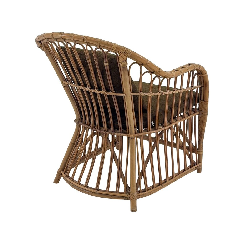 FREESIA - Chaise en rotin naturel avec coussins
