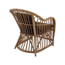 FREESIA - Chaise en rotin naturel avec coussins