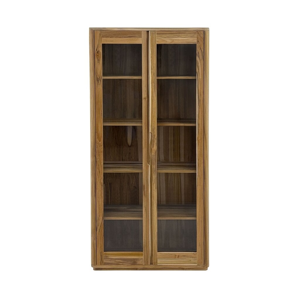 OSLO - Vitrine en teck 100 cm
