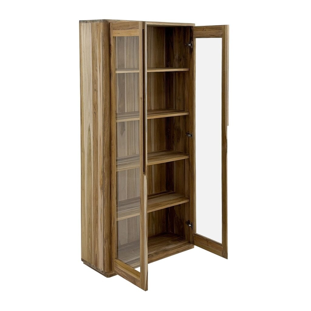 OSLO - Vitrine en teck 100 cm
