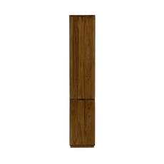 OSLO - Étagère 2 portes en teck 100 cm Brut