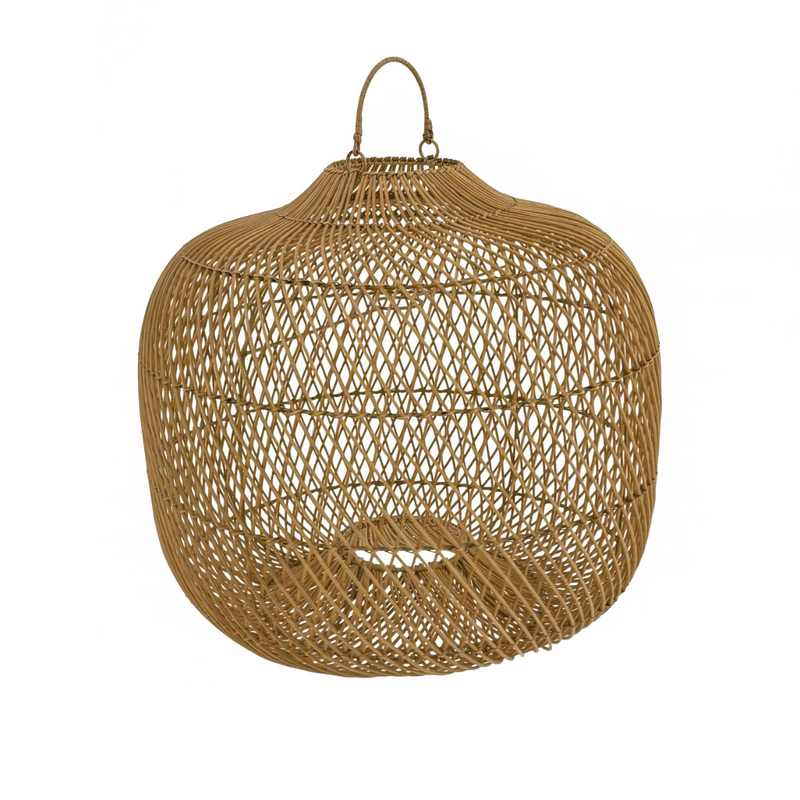 Lampe Fortuna en rotin 49x49x52 cm