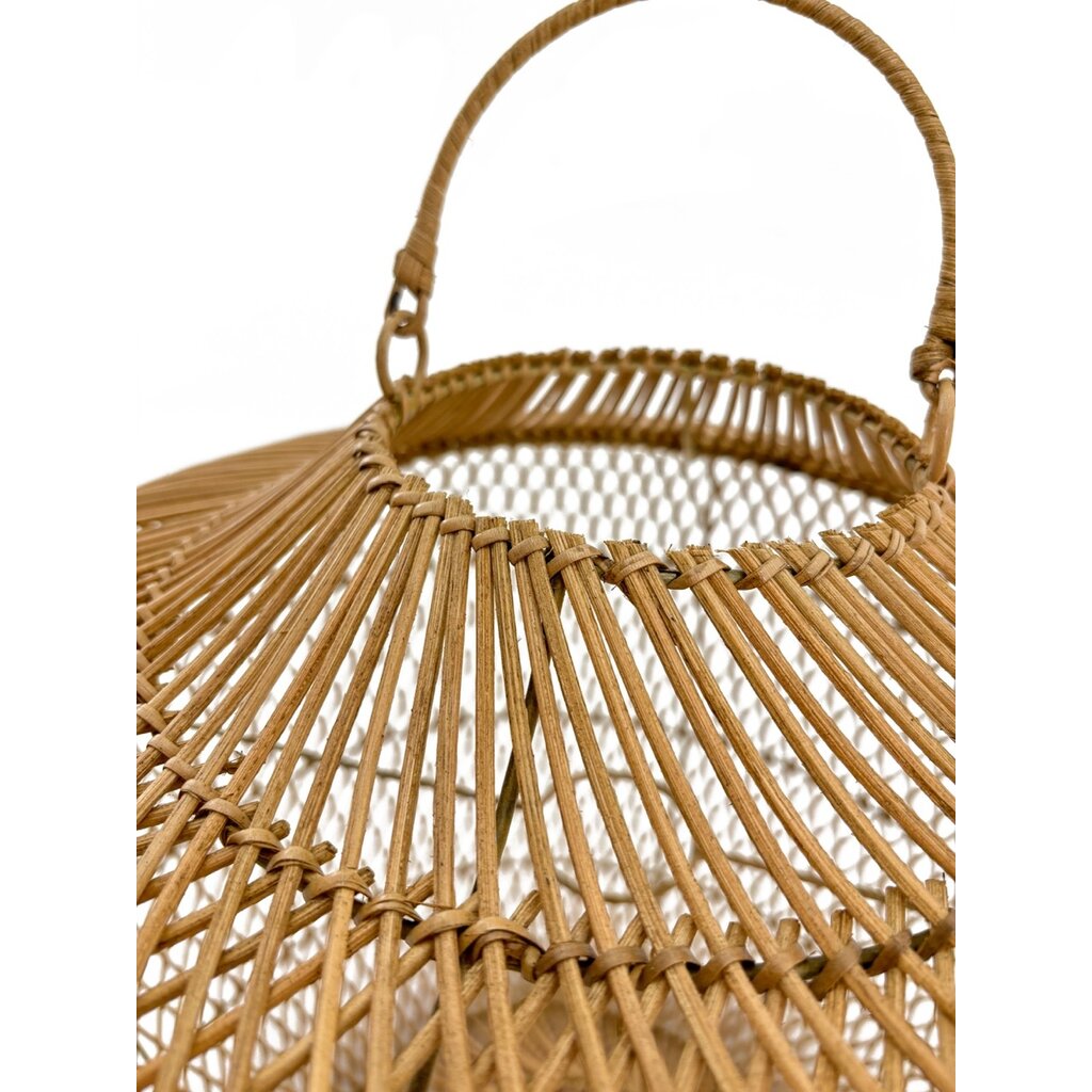 Lampe Fortuna en rotin 49x49x52 cm