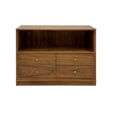 FLEXORA - Commode 4 tiroirs en Mindi 96 x 44 x 71 cm
