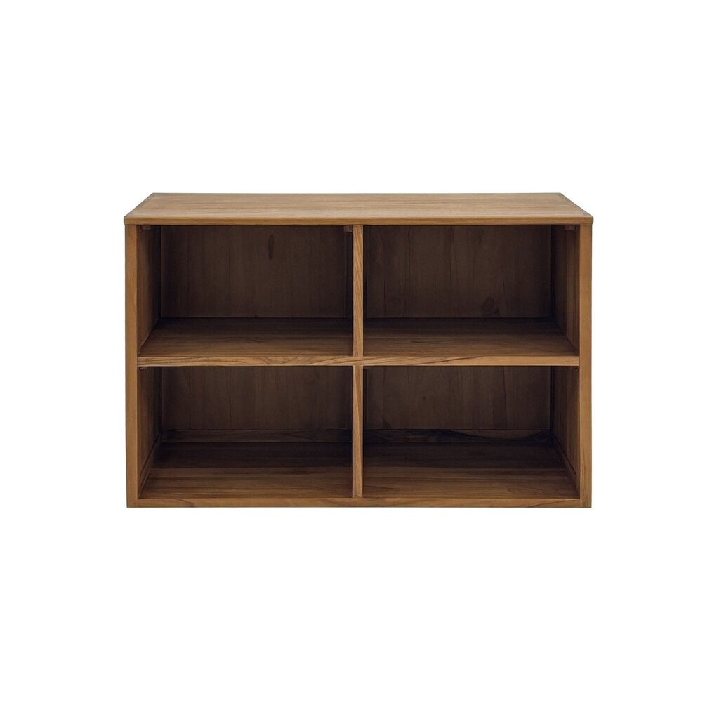 FLEXORA - Étagère en Mindi 4 cases 96 x 44 x 63 cm