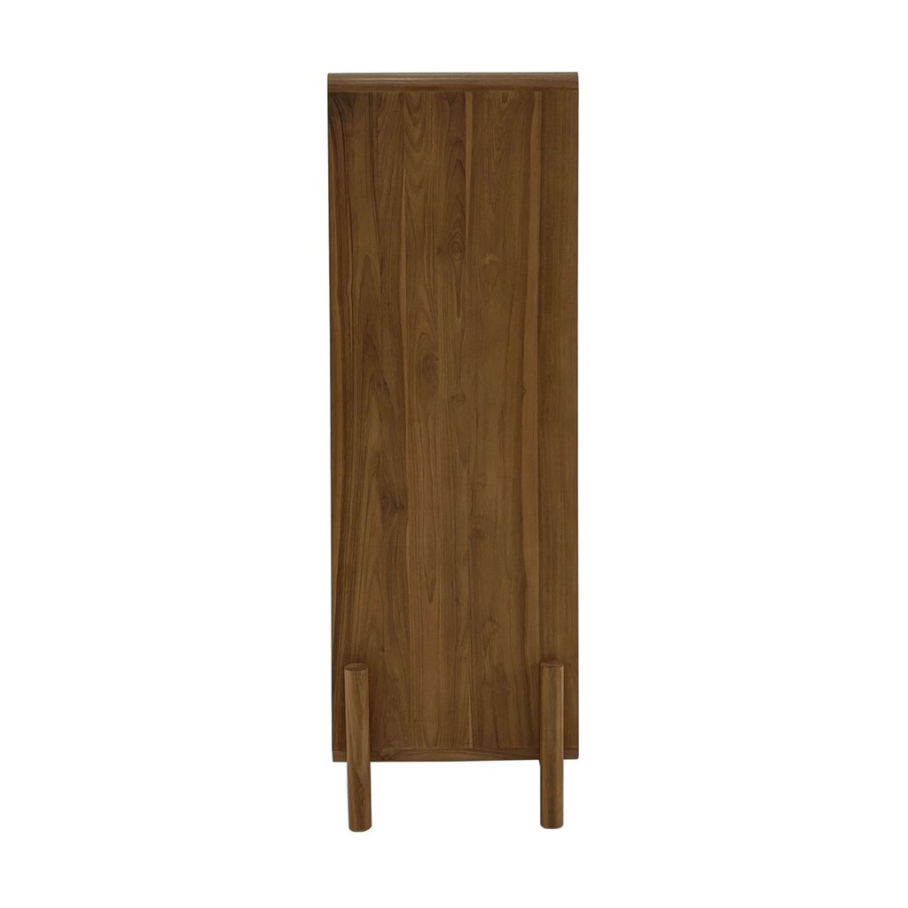 ALESHA - Armoire en teck 2 portes 1 tiroir 98 x 45 x 140 cm