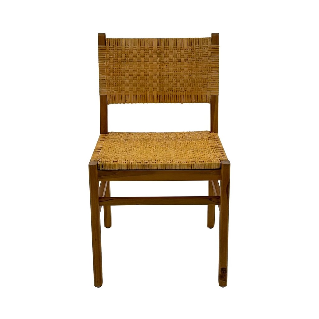 Orlando chaise en teck et rotin