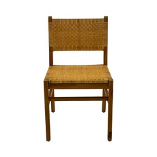 Orlando chaise en teck et rotin