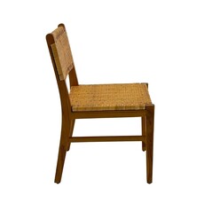 Orlando chaise en teck et rotin