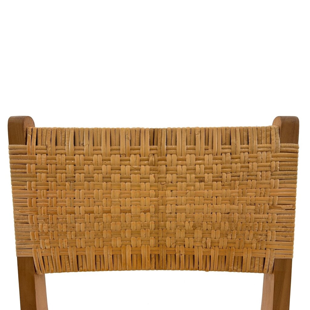 Orlando chaise en teck et rotin