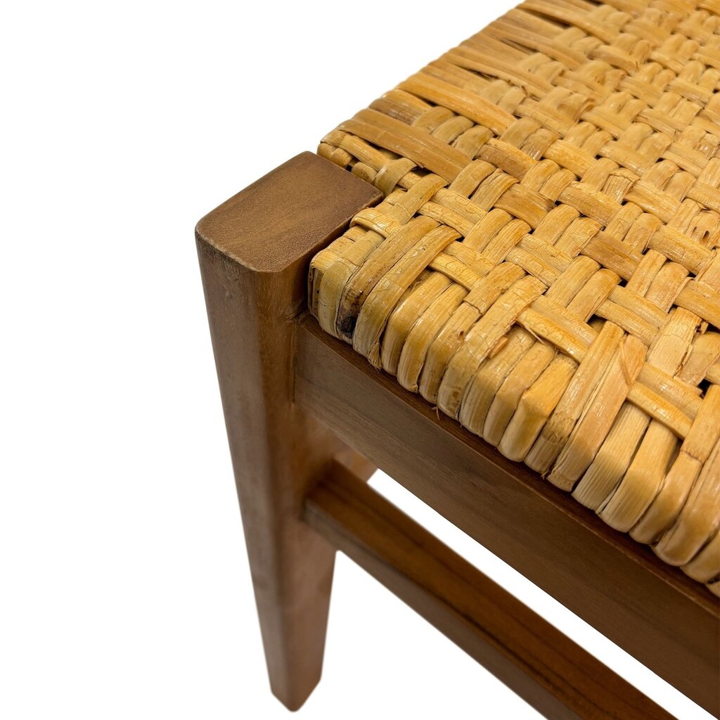 Orlando chaise en teck et rotin