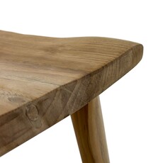 Tabouret Bali racine de teck