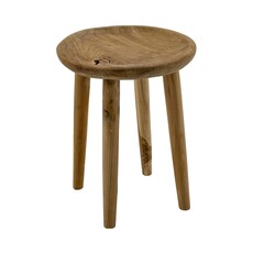 Tabouret Batavia racine de teck