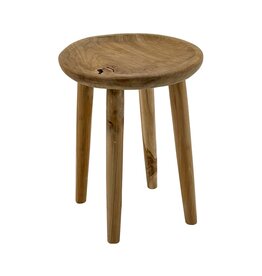 Tabouret Batavia racine de teck