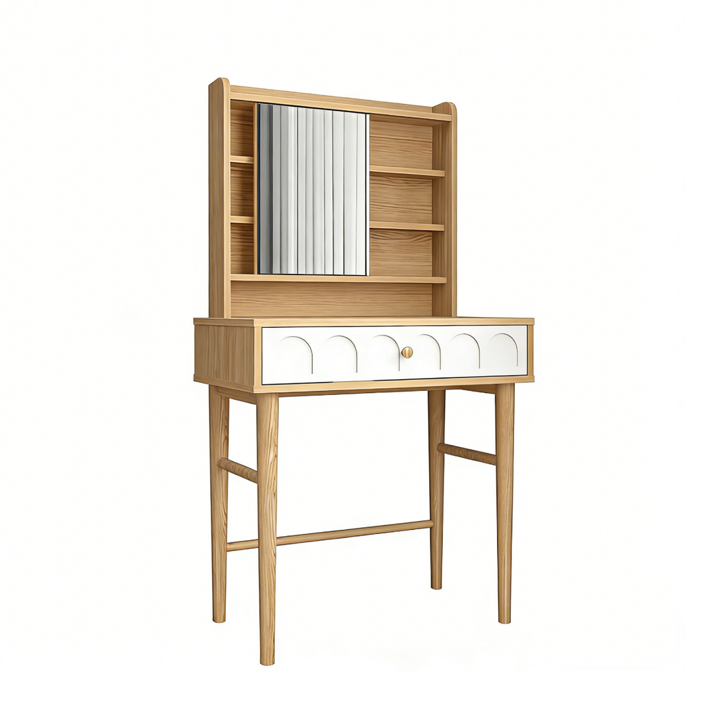 ANDERSEN - Coiffeuse avec miroir 1 tiroir 70 cm