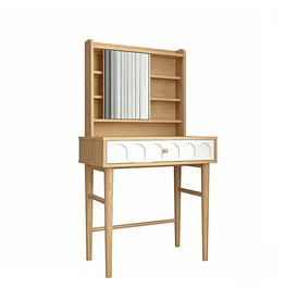ANDERSEN - Coiffeuse avec miroir 1 tiroir 70 cm
