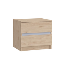 LINEA - Table de chevet 2 tiroirs