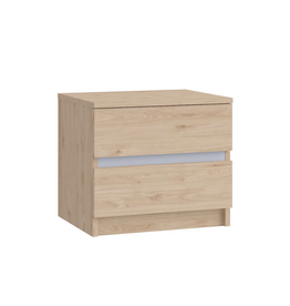 LINEA - Table de chevet 2 tiroirs