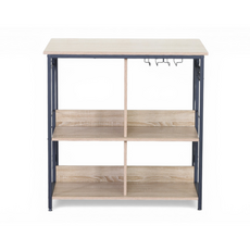 RIDGE - Étagère îlot 4 cases en 90x85 cm