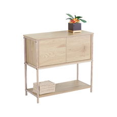 LINEA - Buffet bas 2 portes 80x75 cm