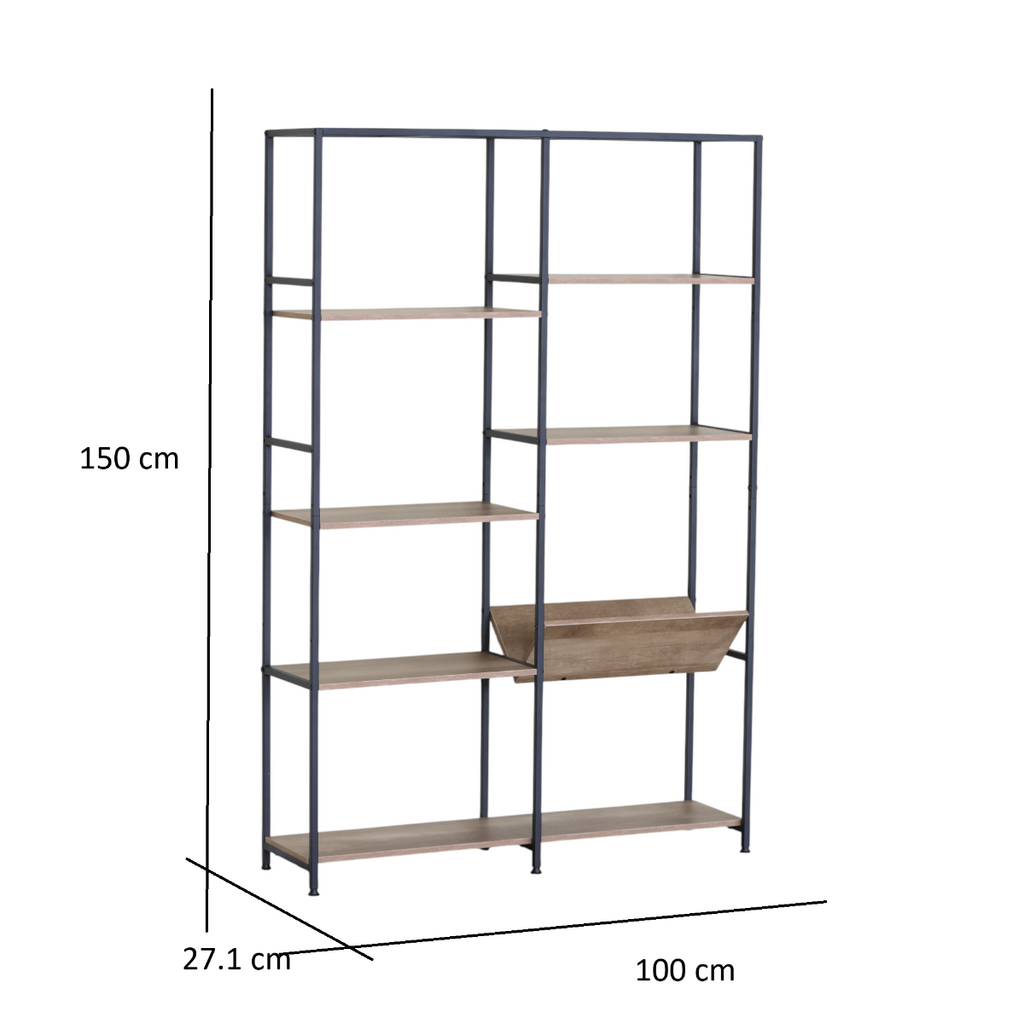 CRAFT - Étagère 8 cases 100x150 cm