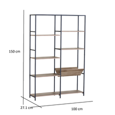 CRAFT - Étagère 8 cases 100x150 cm
