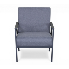 VALE - Fauteuil tissu gris
