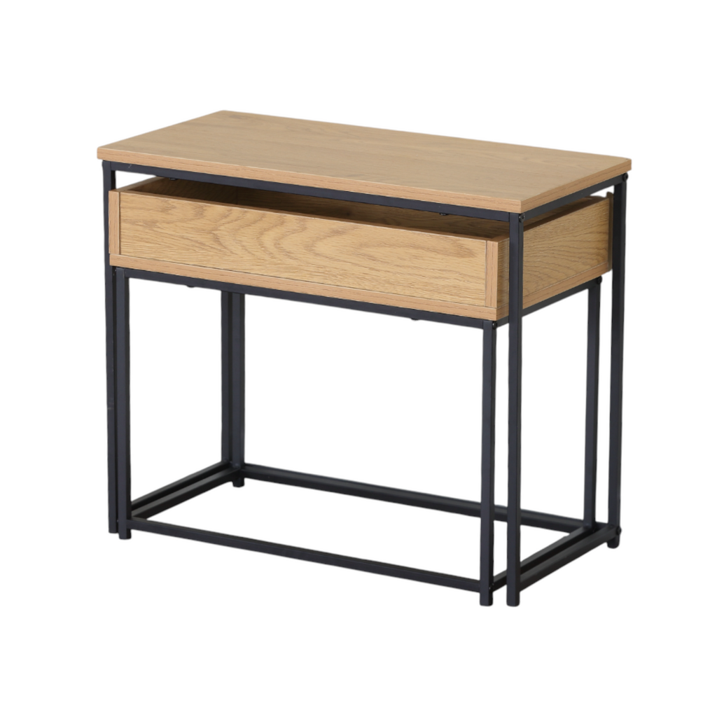 FLOOD - Duo de tables basses 60x50 cm et 55x45 cm