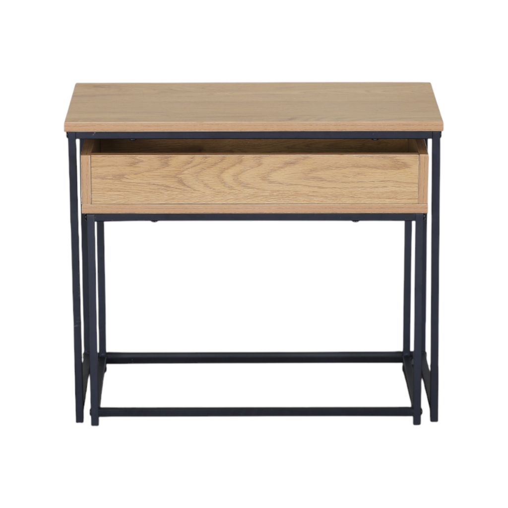 FLOOD - Duo de tables basses 60x50 cm et 55x45 cm